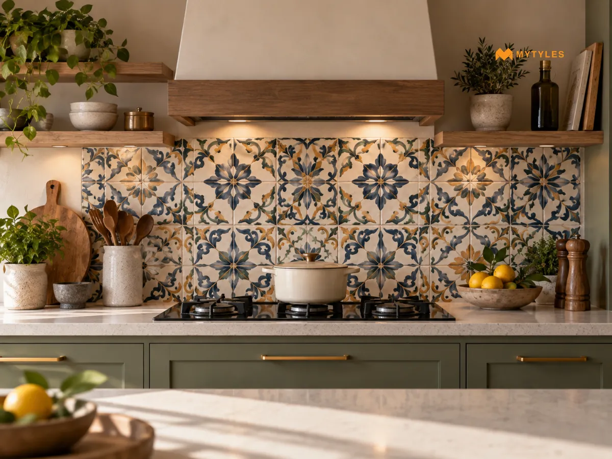Use Seville Tiles on a Small Backsplash Area